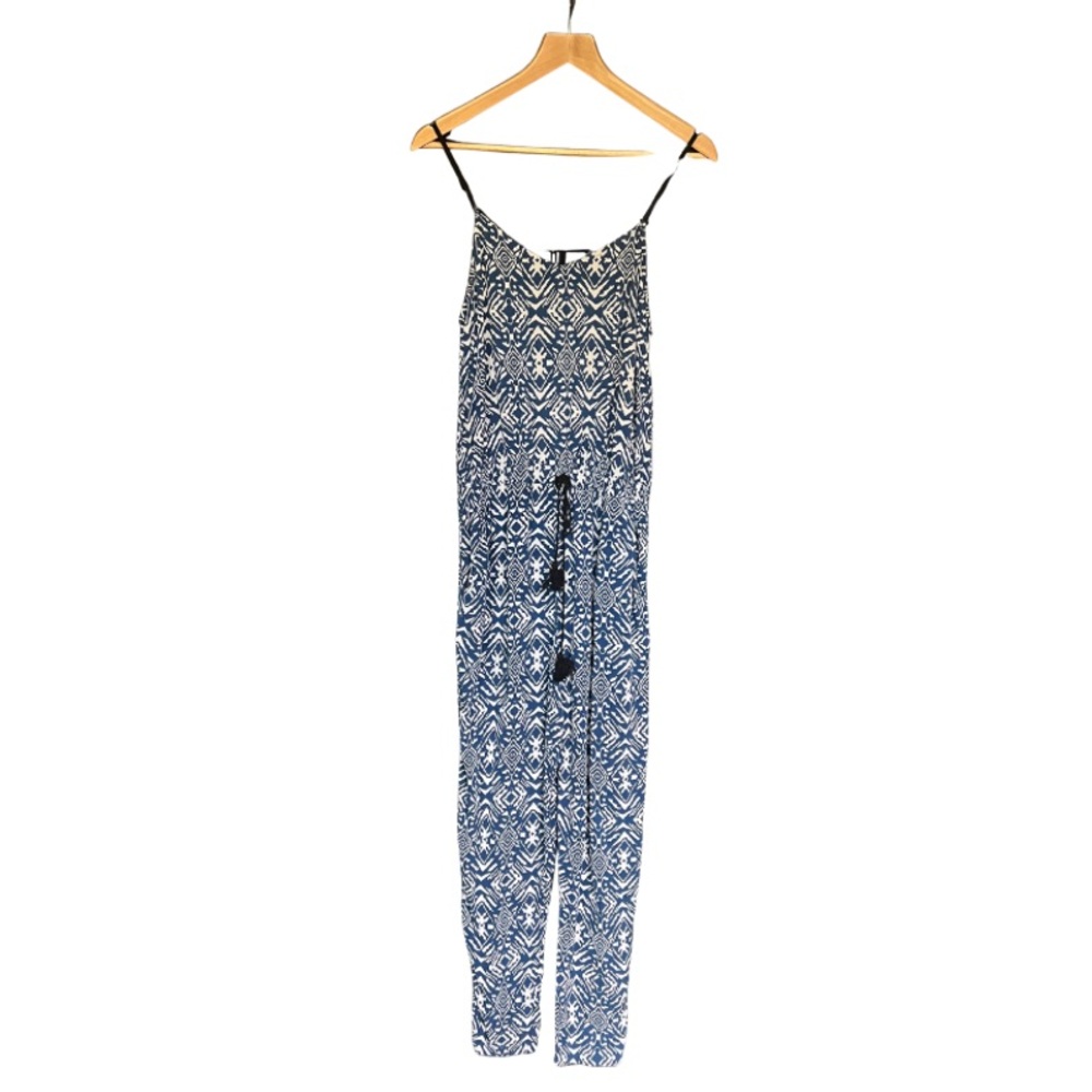 Xhilaration Navy Geometric Jumpsuit